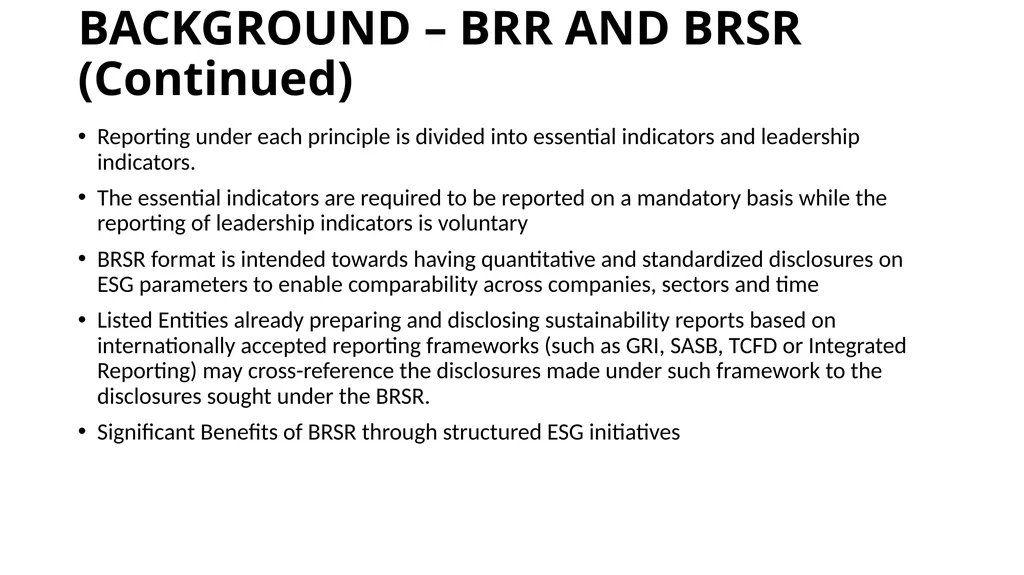 PRESENTATION ON ESG & BRSR – OPPORTUNITIES FOR - slide 48 of 91