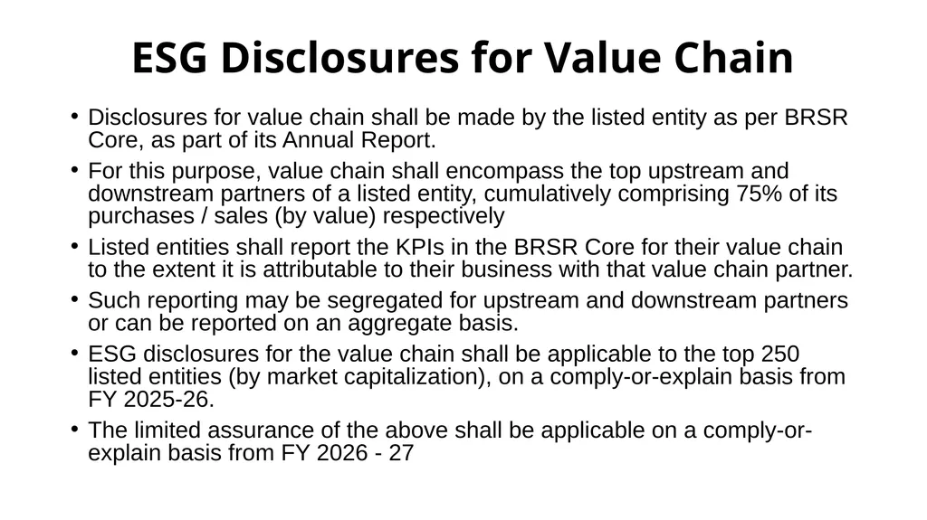 PRESENTATION ON ESG & BRSR – OPPORTUNITIES FOR - slide 70 of 91