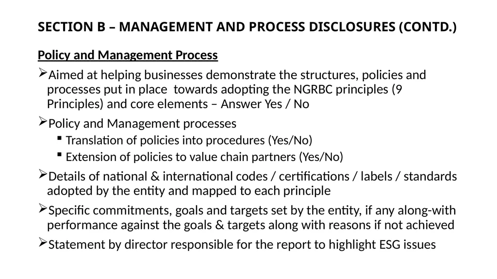 PRESENTATION ON ESG & BRSR – OPPORTUNITIES FOR - slide 54 of 91