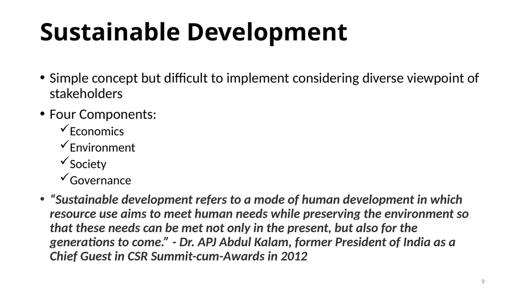 PRESENTATION ON ESG & BRSR – OPPORTUNITIES FOR - slide 9 of 91