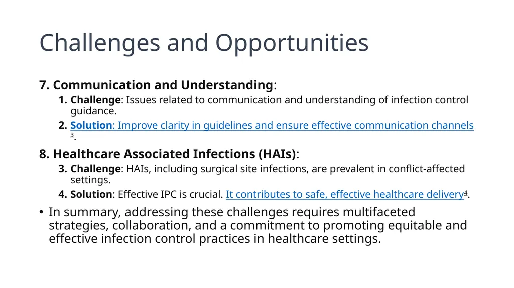 Infection Control and Prevention through a Social - slide 55 of 62