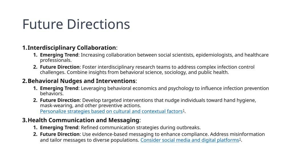Infection Control and Prevention through a Social - slide 56 of 62
