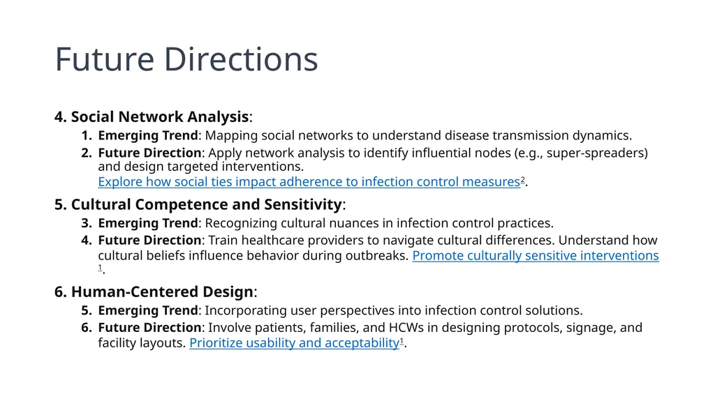 Infection Control and Prevention through a Social - slide 57 of 62