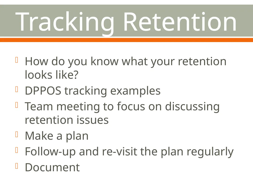 Retaining Participants Shandiin Begay, MPH - slide 17 of 24