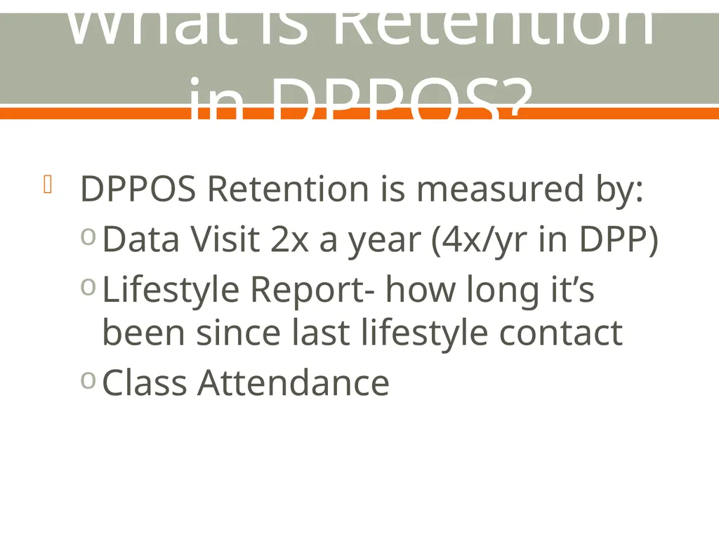 Retaining Participants Shandiin Begay, MPH - slide 7 of 24