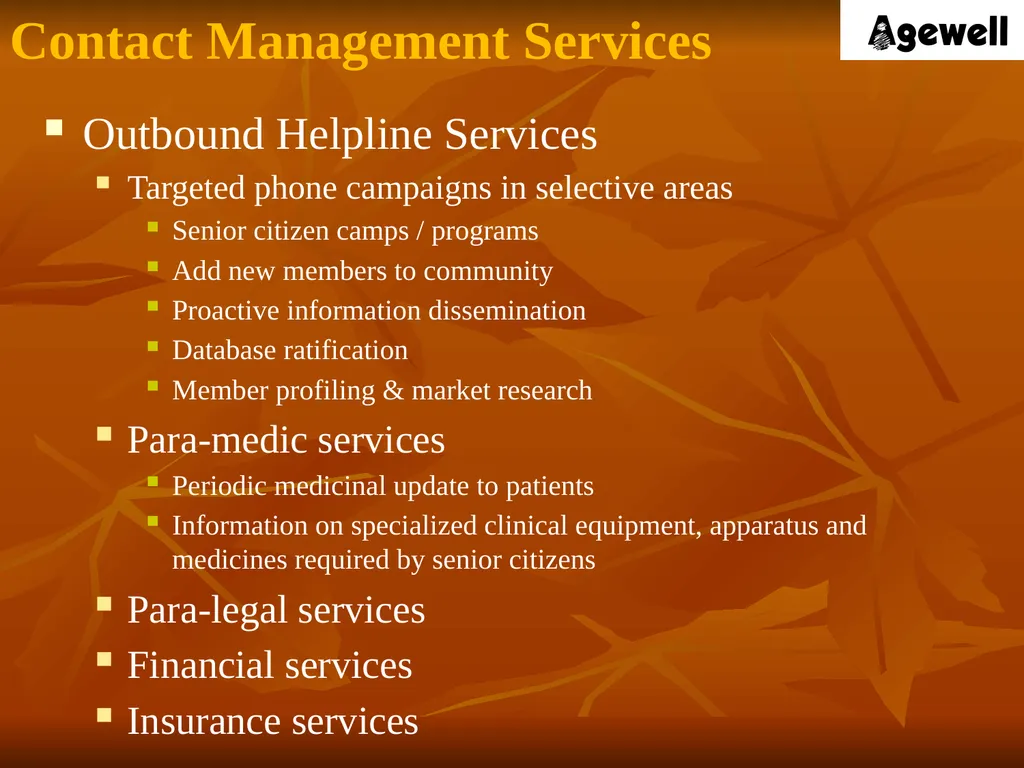 Agewell Foundation, India In Special Consultative - slide 22 of 26