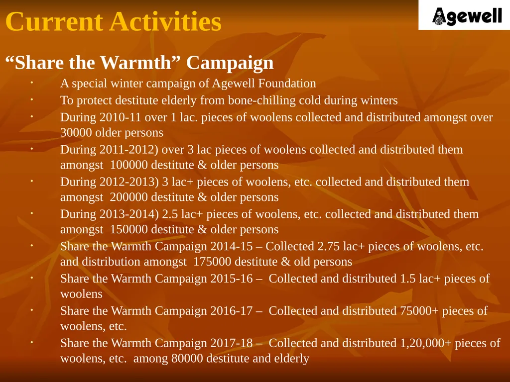Agewell Foundation, India In Special Consultative - slide 15 of 26