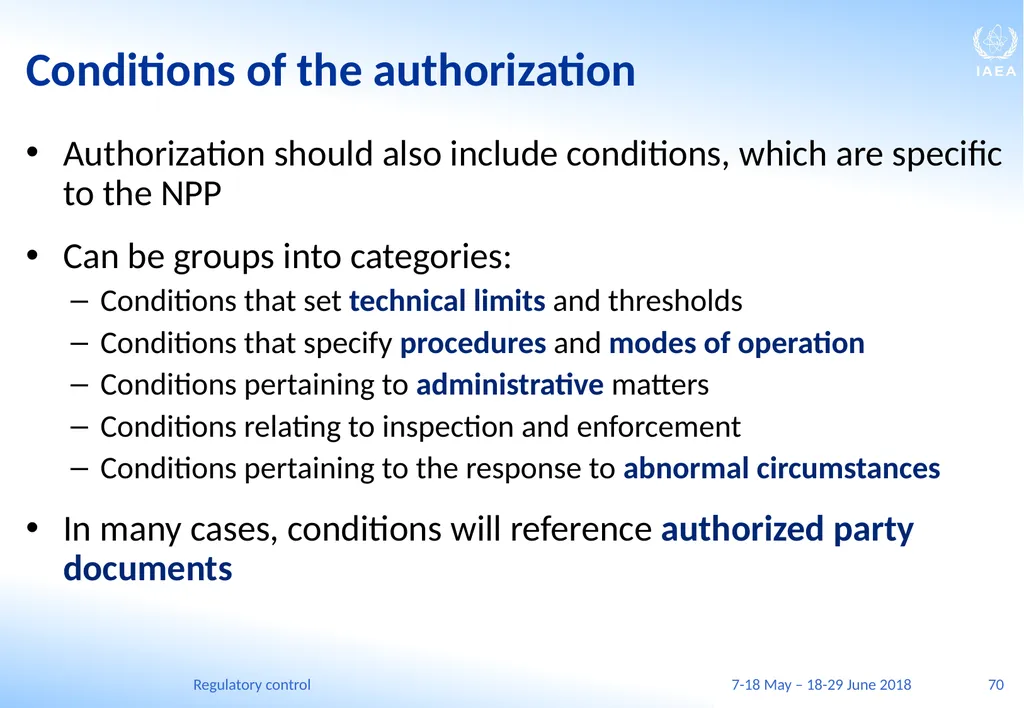 Regulatory control C.A. (Chuck) McDermott, P.Eng. - slide 70 of 149