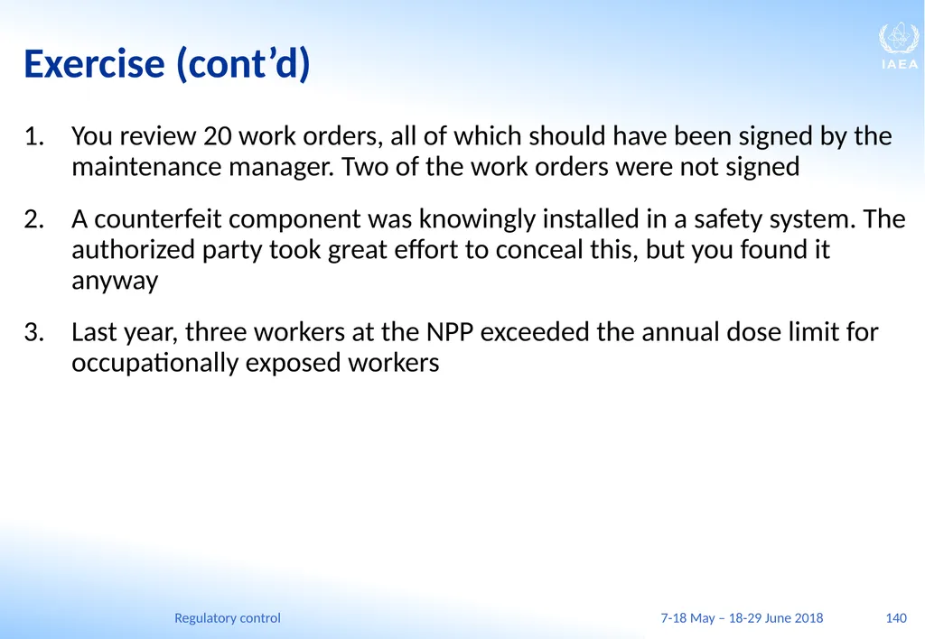 Regulatory control C.A. (Chuck) McDermott, P.Eng. - slide 140 of 149