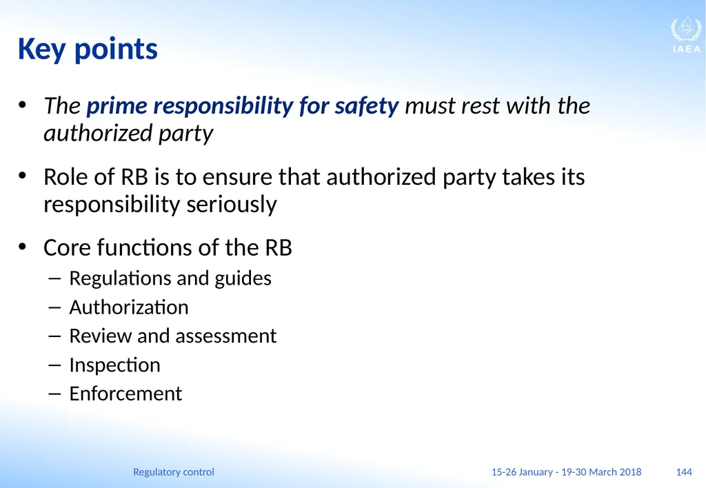 Regulatory control C.A. (Chuck) McDermott, P.Eng. - slide 144 of 149