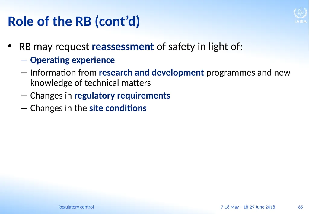 Regulatory control C.A. (Chuck) McDermott, P.Eng. - slide 65 of 149