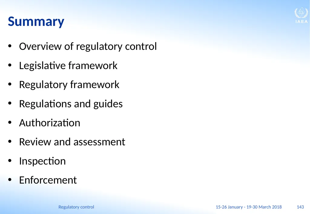 Regulatory control C.A. (Chuck) McDermott, P.Eng. - slide 143 of 149