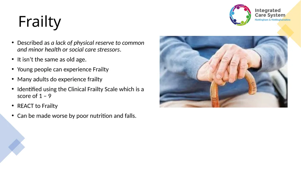Nutrition, Hydration, Frailty and Falls Victoria - slide 4 of 17