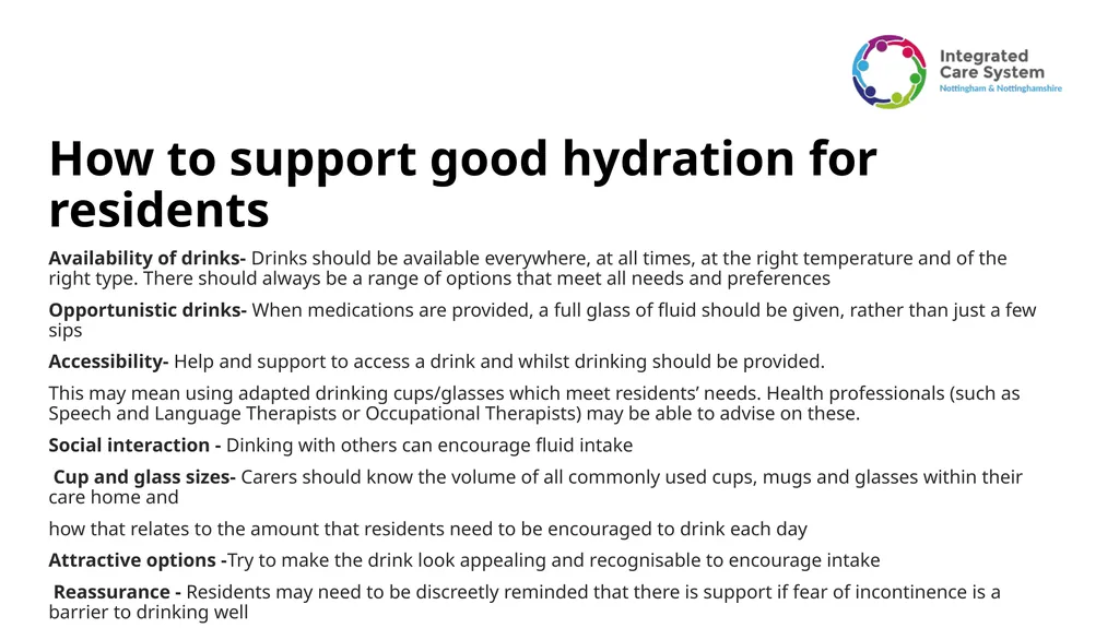Nutrition, Hydration, Frailty and Falls Victoria - slide 14 of 17