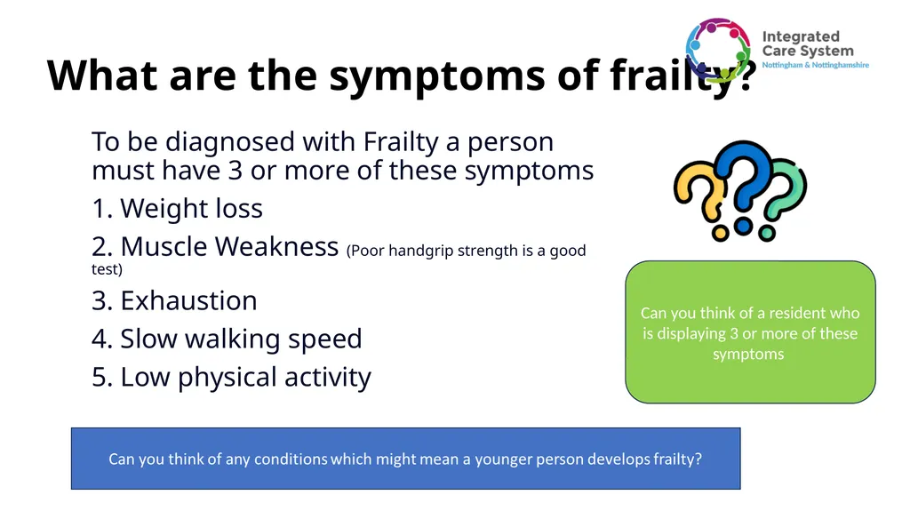 Nutrition, Hydration, Frailty and Falls Victoria - slide 5 of 17
