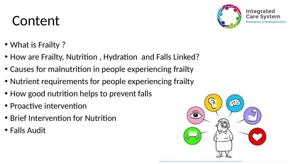 Nutrition, Hydration, Frailty and Falls Victoria - slide 2 of 17