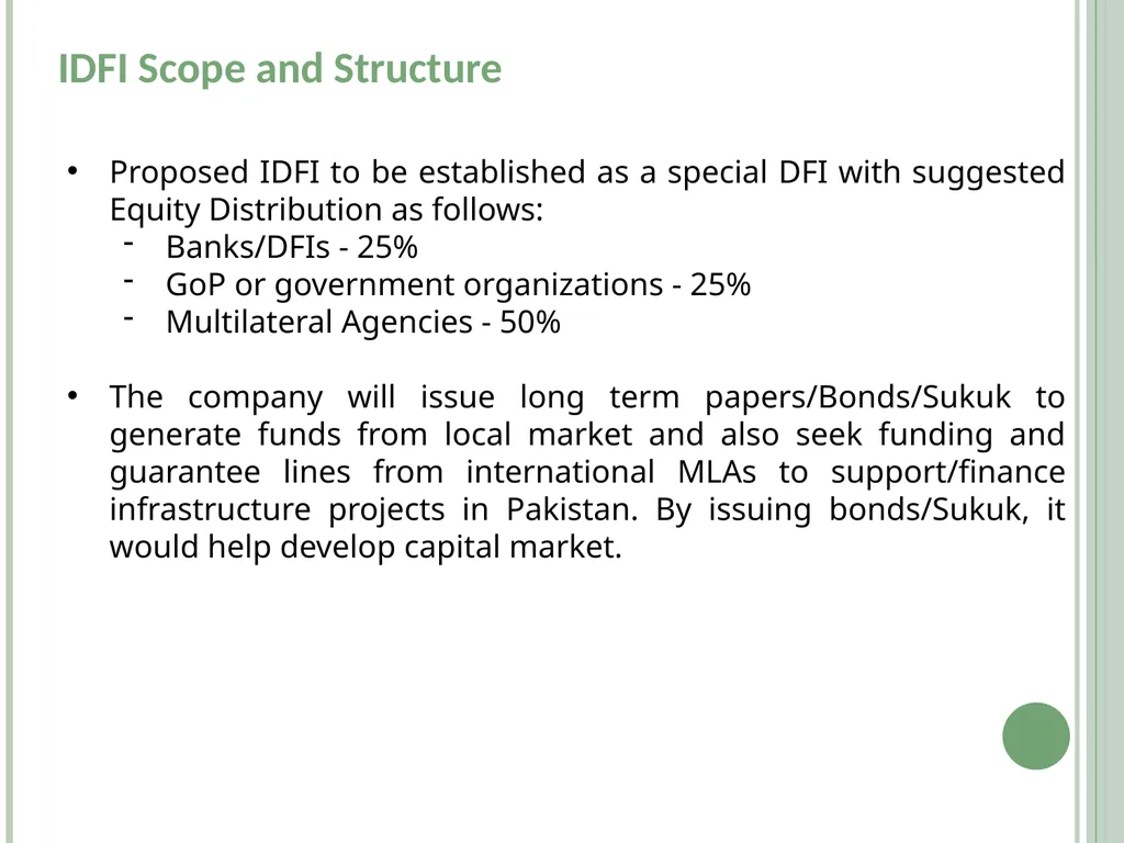 Infrastructure Project Finance (IPF) Guidelines - slide 12 of 25
