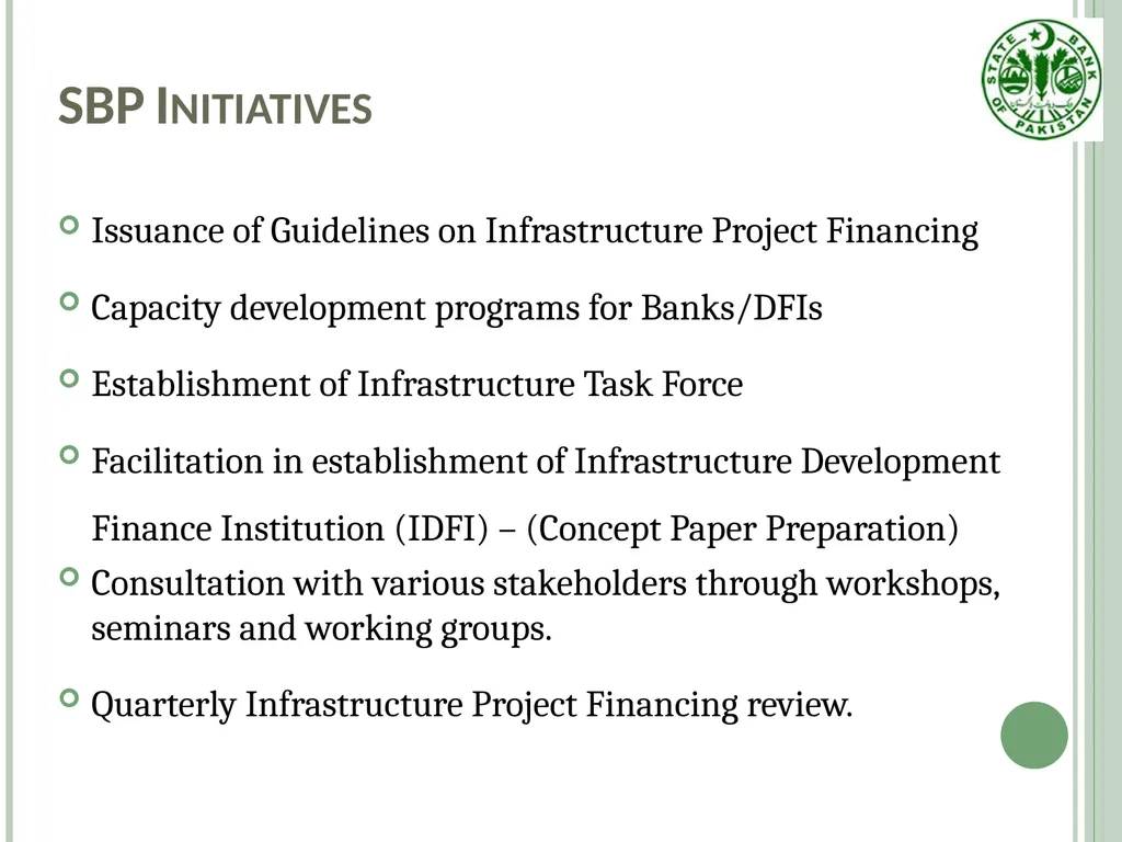 Infrastructure Project Finance (IPF) Guidelines - slide 9 of 25