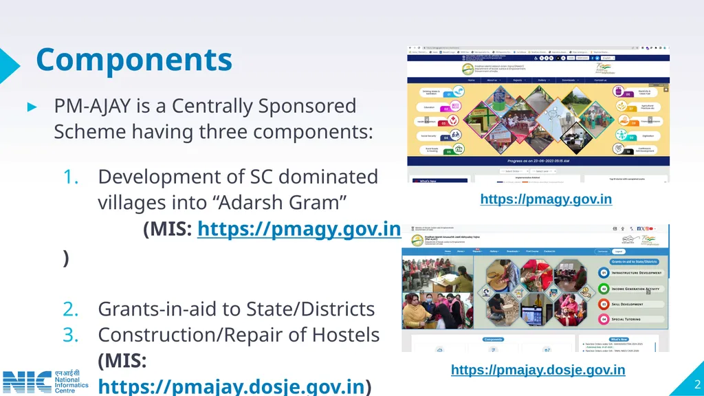 Technical Presentation on Pradhan Mantri Anusuchit - slide 2 of 81