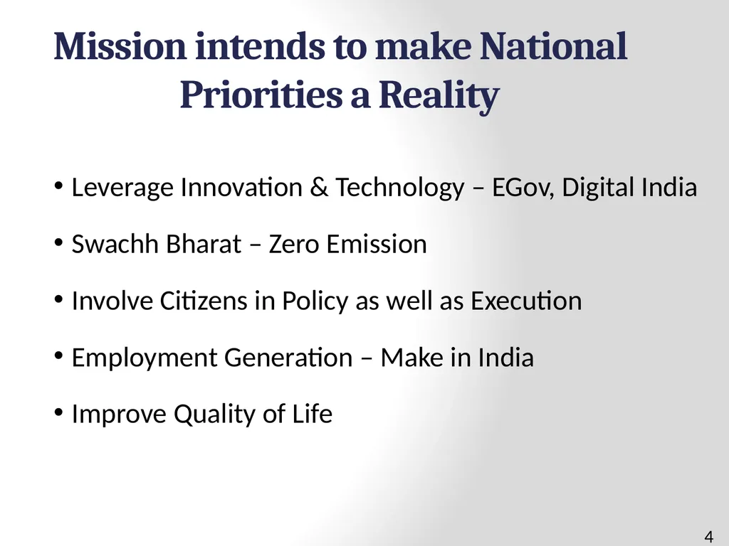 100 SMART CITIES BY 2024 Presentation Outline 2 - slide 4 of 27