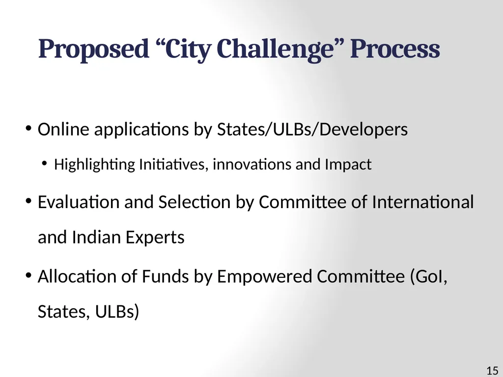 100 SMART CITIES BY 2024 Presentation Outline 2 - slide 15 of 27