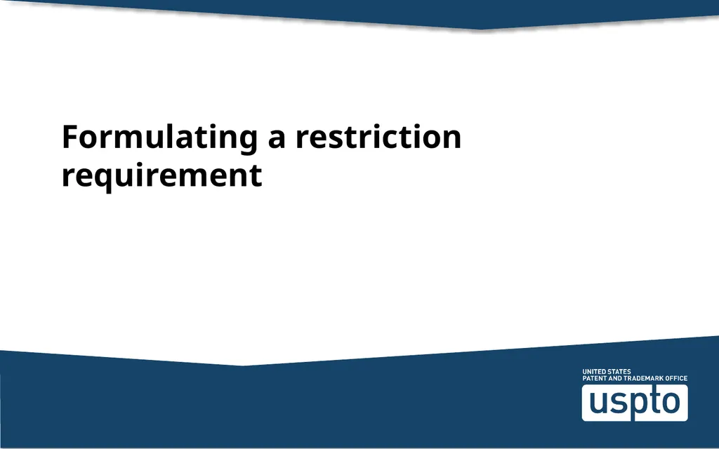 Restriction Practice May 2019 Topics When - slide 71 of 105