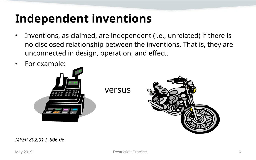Restriction Practice May 2019 Topics When - slide 6 of 105