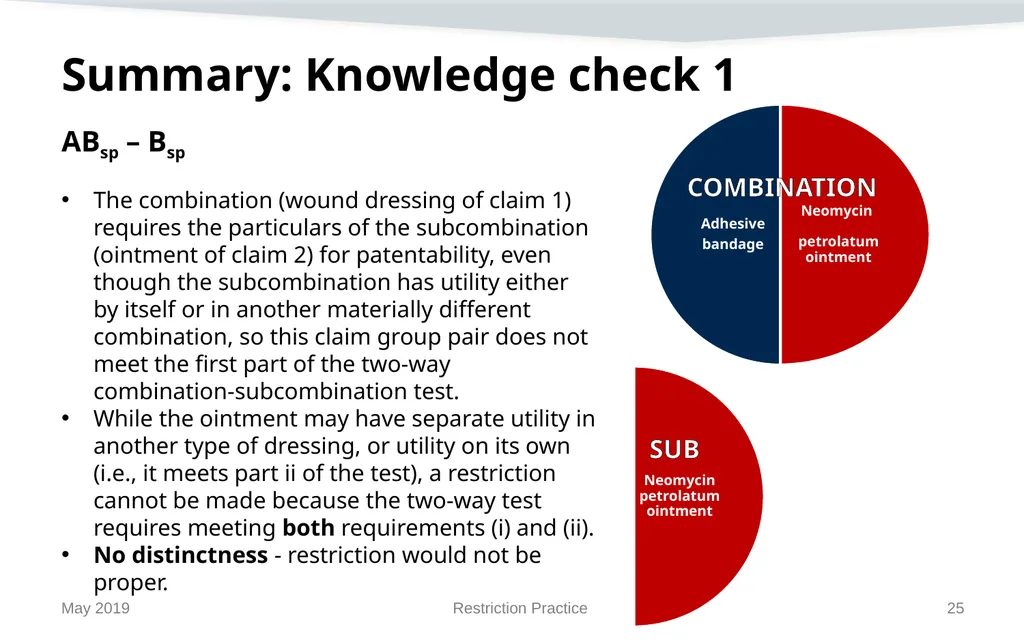 Restriction Practice May 2019 Topics When - slide 25 of 105