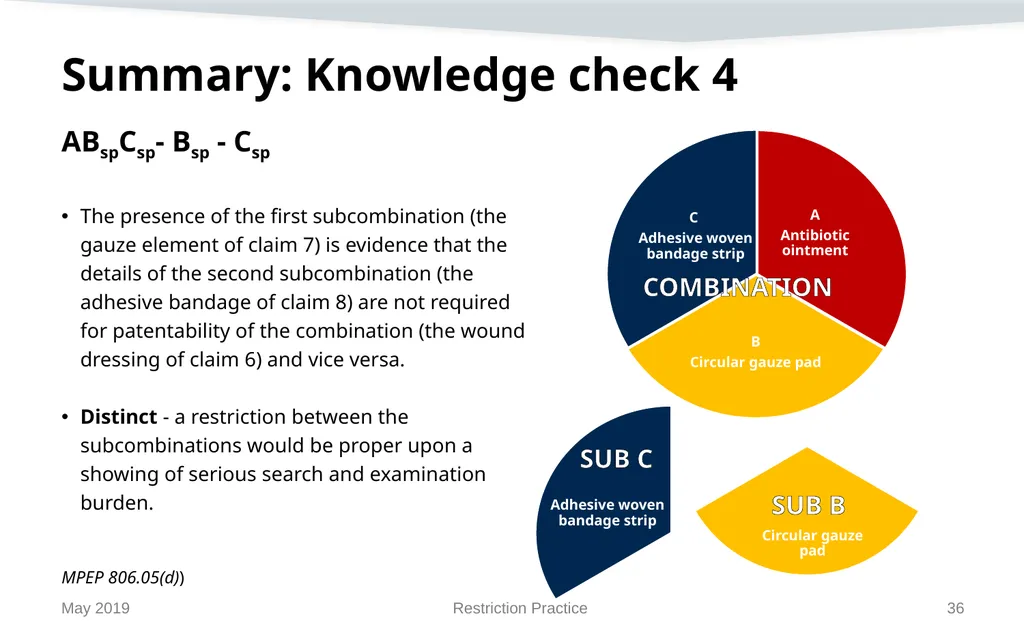Restriction Practice May 2019 Topics When - slide 36 of 105