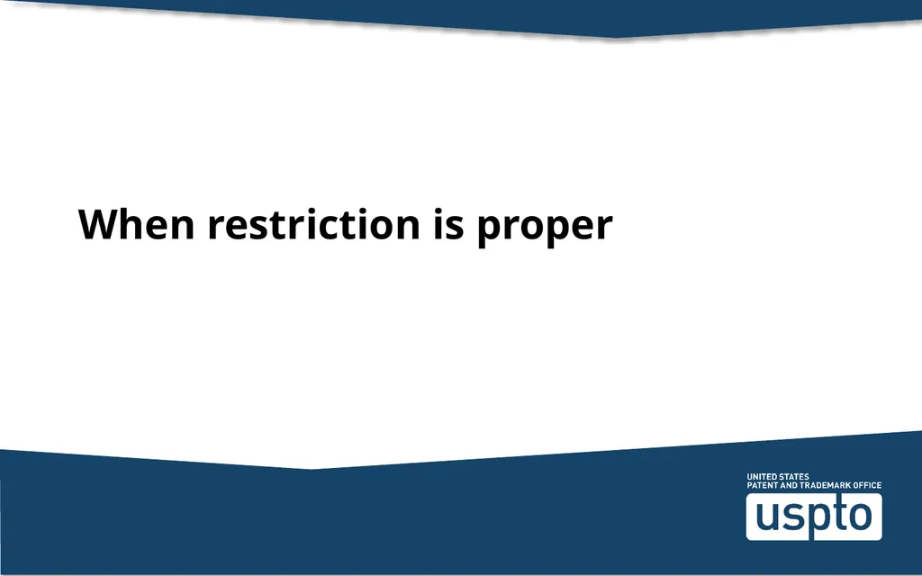 Restriction Practice May 2019 Topics When - slide 3 of 105