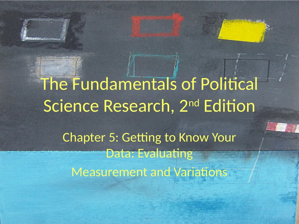 The Fundamentals of Political Science Research,