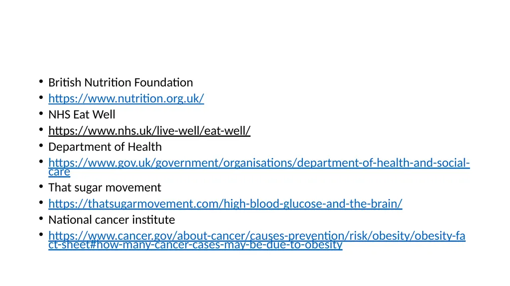 Ageing Well Series Talk 3. Nutritional needs of - slide 43 of 48