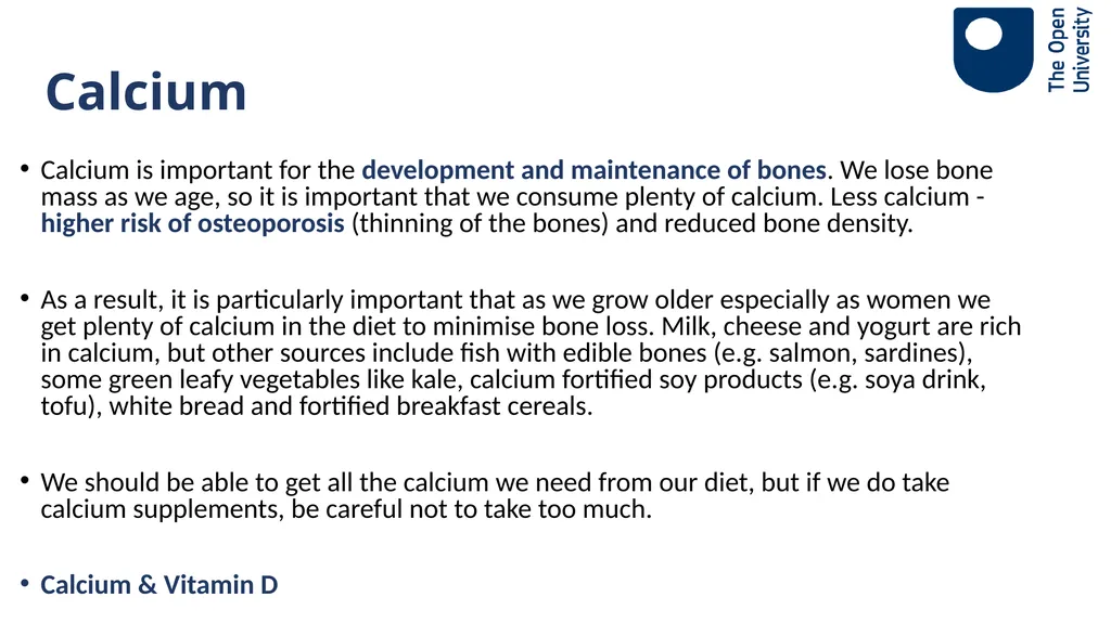 Ageing Well Series Talk 3. Nutritional needs of - slide 25 of 48