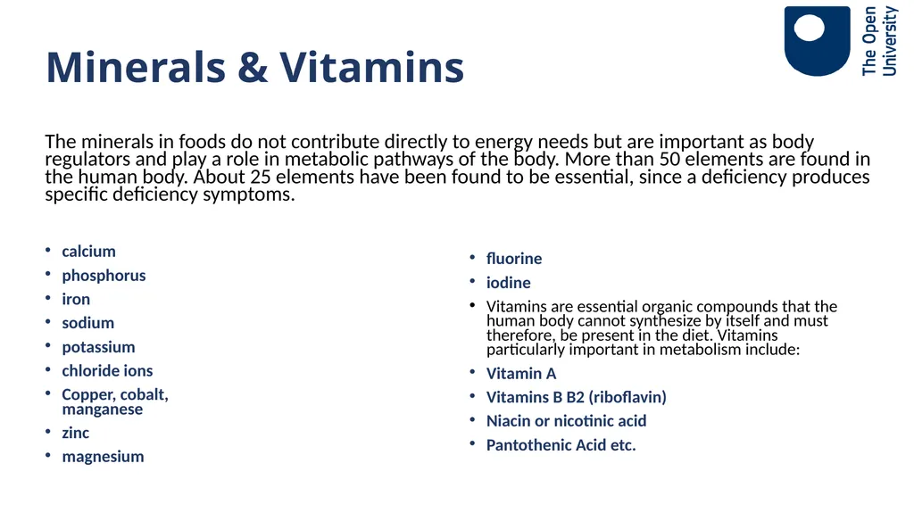 Ageing Well Series Talk 3. Nutritional needs of - slide 12 of 48