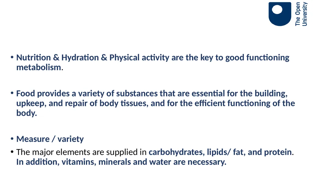 Ageing Well Series Talk 3. Nutritional needs of - slide 8 of 48