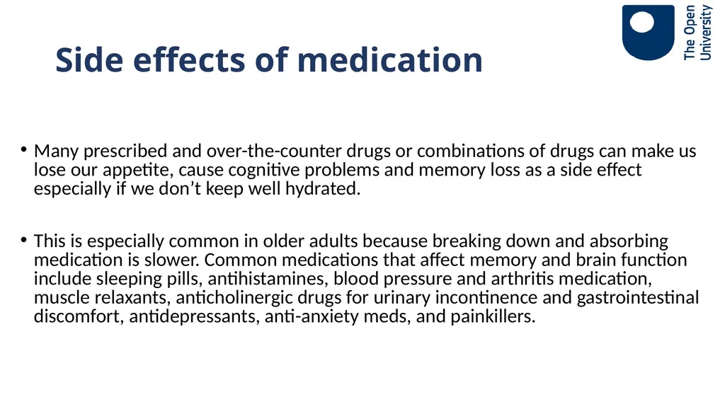 Ageing Well Series Talk 3. Nutritional needs of - slide 34 of 48
