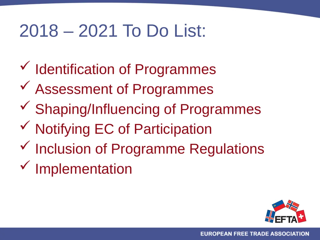 EU/EEA Programmes Multiannual Financial Framework - slide 25 of 28