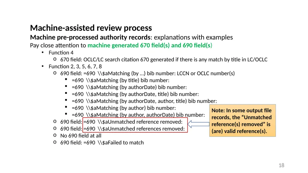 CJK NACO Project NACO CJK Funnel References - slide 18 of 119