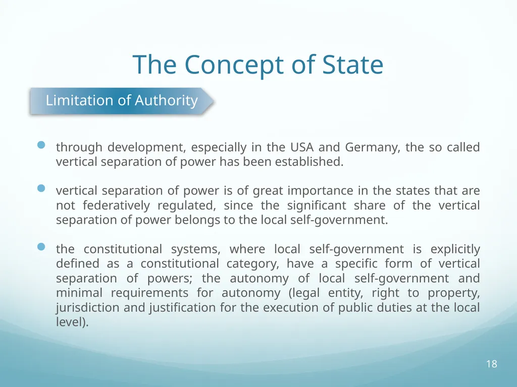Local Self-Government and Fiscal Decentralisation - slide 18 of 105