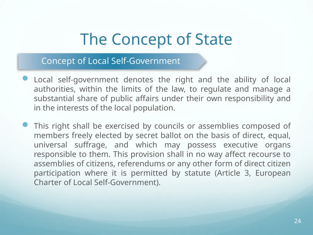 Local Self-Government and Fiscal Decentralisation - slide 24 of 105