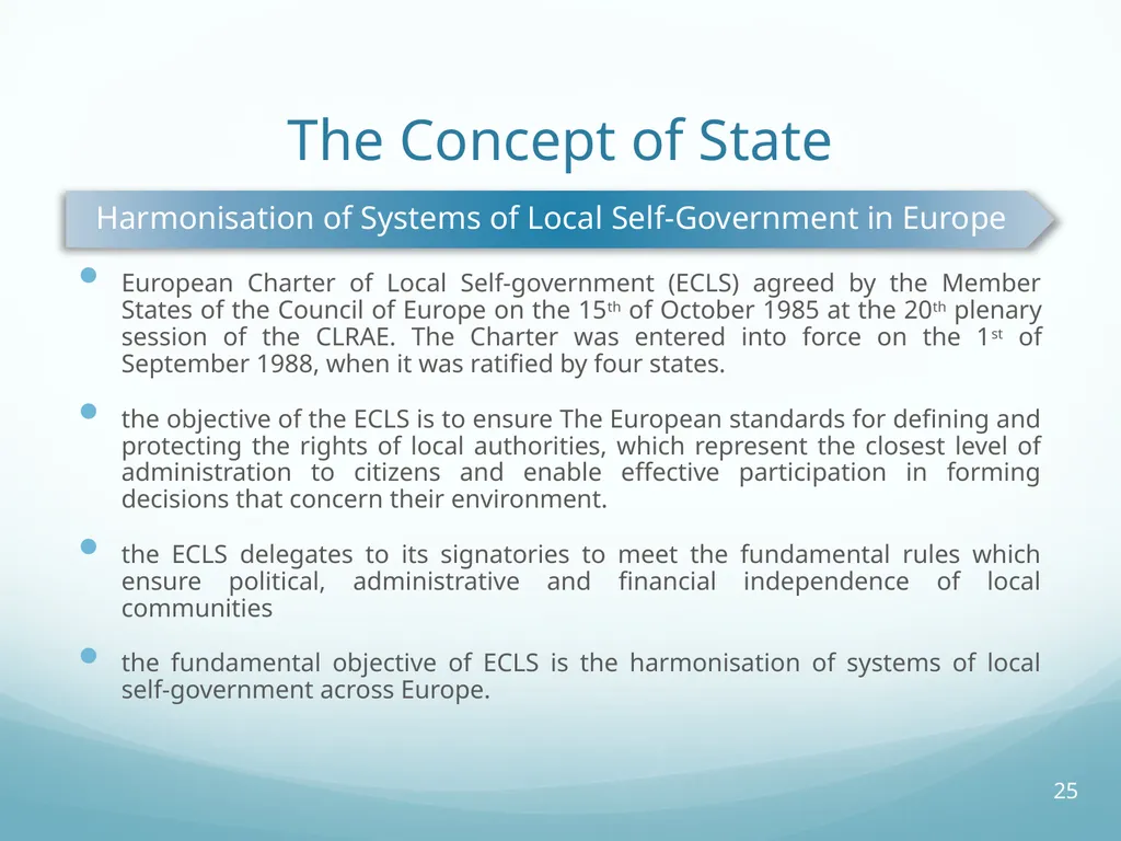 Local Self-Government and Fiscal Decentralisation - slide 25 of 105