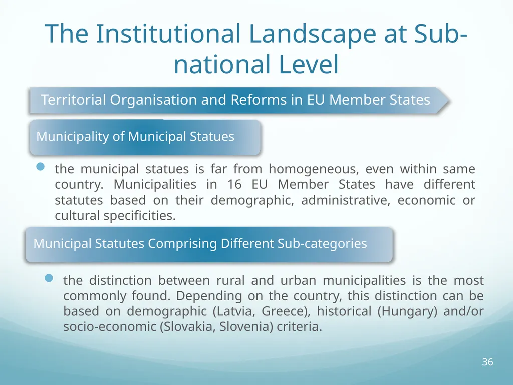 Local Self-Government and Fiscal Decentralisation - slide 36 of 105