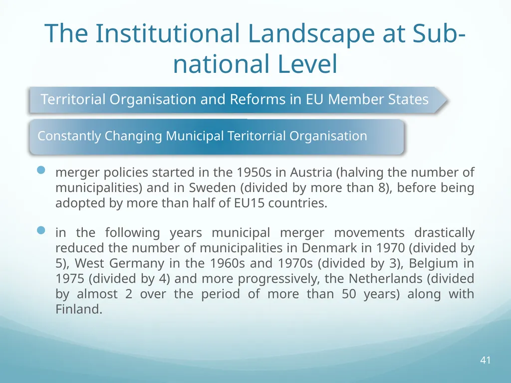 Local Self-Government and Fiscal Decentralisation - slide 41 of 105