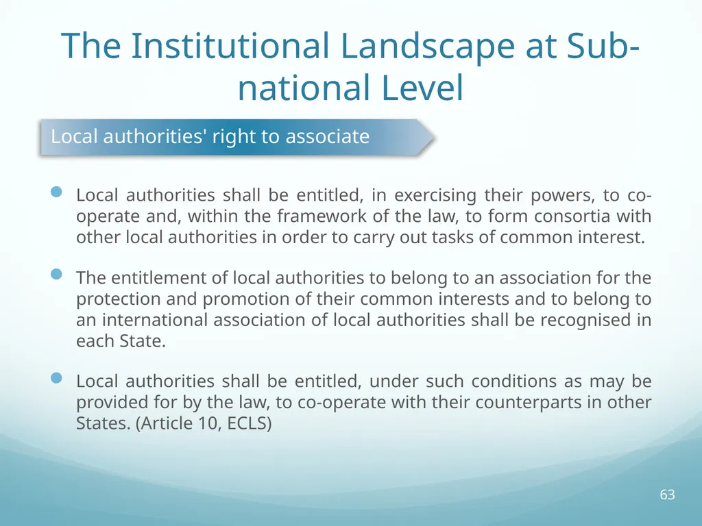 Local Self-Government and Fiscal Decentralisation - slide 63 of 105