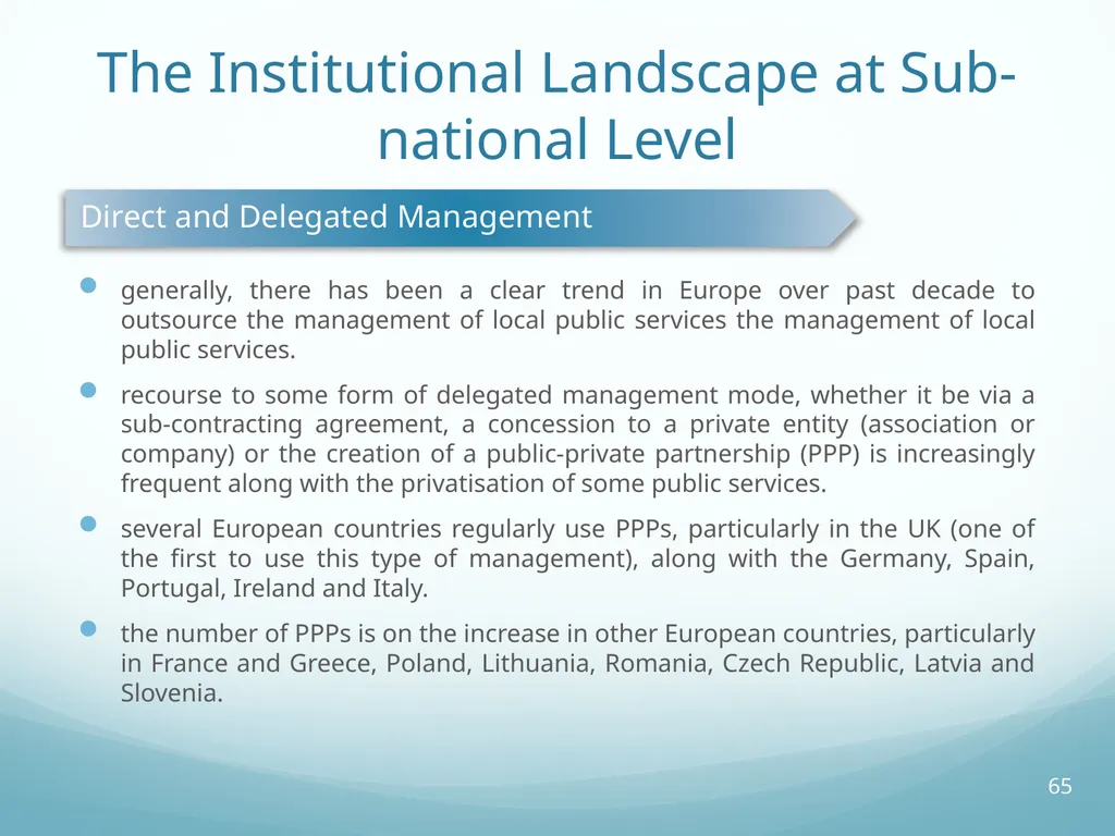 Local Self-Government and Fiscal Decentralisation - slide 65 of 105