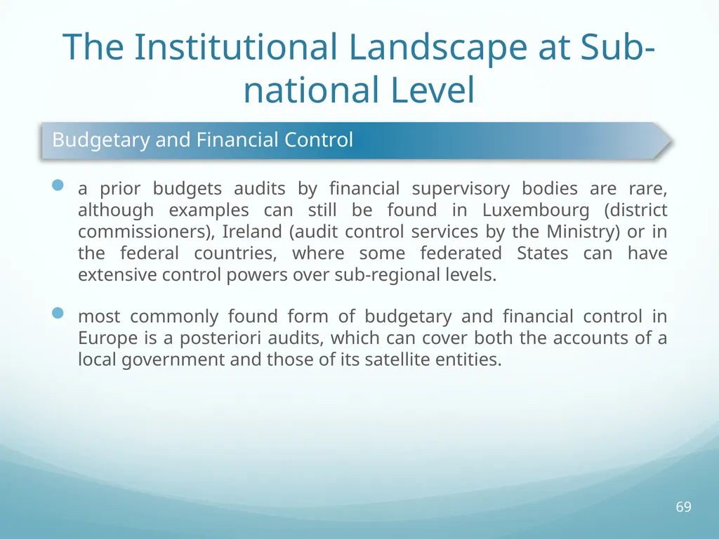 Local Self-Government and Fiscal Decentralisation - slide 69 of 105