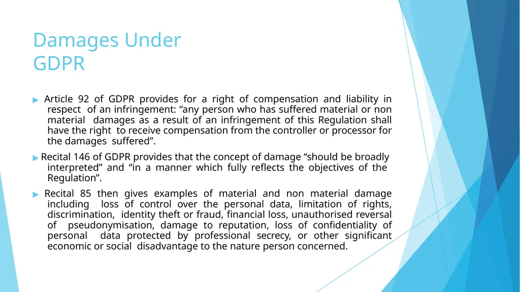 GDPR compliance Judging cases at national level — - slide 6 of 17
