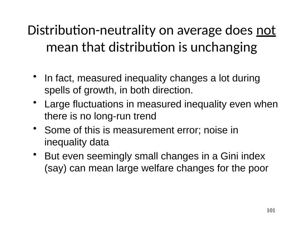 Part 3, Chapter 8 Growth, Inequality and Poverty - slide 101 of 133