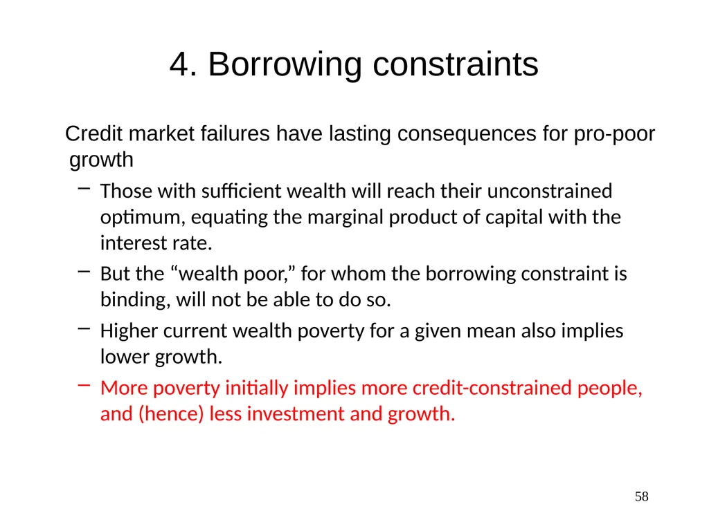 Part 3, Chapter 8 Growth, Inequality and Poverty - slide 58 of 133