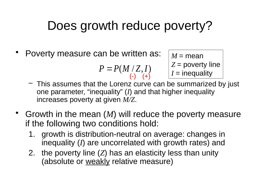 Part 3, Chapter 8 Growth, Inequality and Poverty - slide 88 of 133